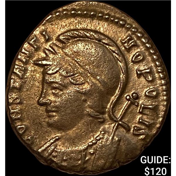 Roman Constantinian 330-340 AD BI Nummus UNCIRCULATED