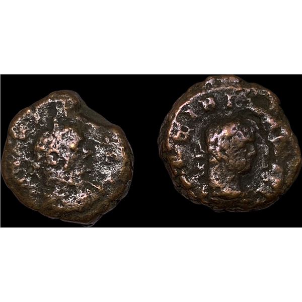 [2 Coins] Roman Egypt 235-284 AD BI Tetradrachm NEARLY UNCIRCULATED