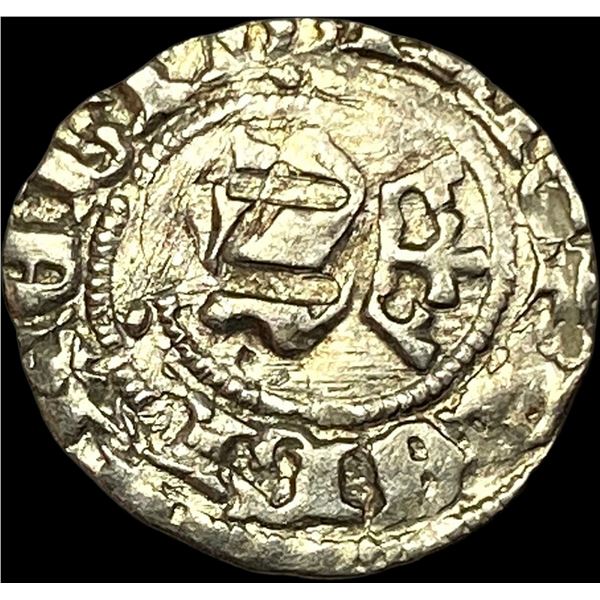 1382-1395 Hungary Mary Silver Denier CLOSELY UNCIRCULATED