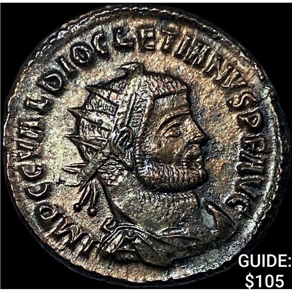 Roman Dioletian 284-305 AD Bi Nummus CHOICE AU