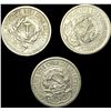 Image 1 : [3 Coins]1923 Soviet Union Silver 10 Kopeks CLOSELY UNCIRCULATED