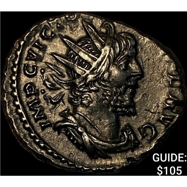 Romano-Gallic Victorinius 269-271 AD BI Dbl Denarius CHOICE AU