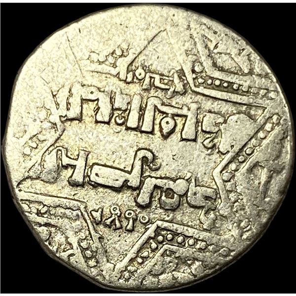 1100-1350 Islamic Artqid SIlver Dirham NEARLY UNCIRCULATED