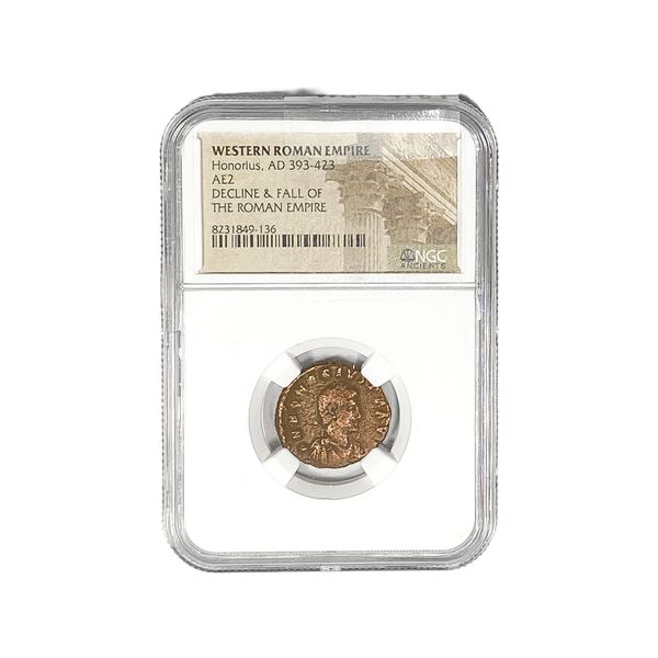Western Roman Honorius, AD 393-423 AE2 NGC