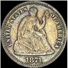 Image 1 : 1871 Seated Liberty Half Dime NEARLY  UNCIRCULATED