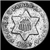 Image 1 : 1853 Silver Three-Cent Piece LIGHTLY  CIRCULATED