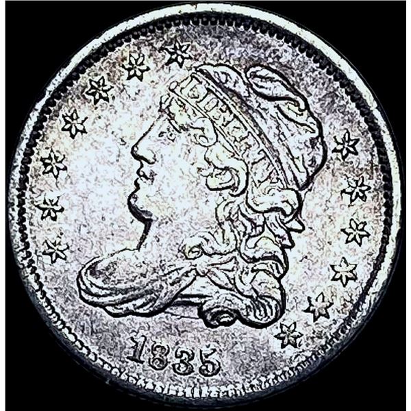 1835 Capped Bust Half Dime CLOSELY  UNCIRCULATED