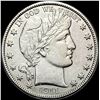 Image 1 : 1911 Barber Silver Half Dollar CLOSELY  UNCIRCULATED