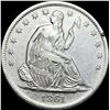 Image 1 : 1861-S Seated Liberty Half Dollar CLOSELY  UNCIRCULATED