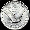Image 2 : 1921 Silver Standing Liberty Quarter NEARLY  UNCIRCULATED