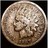 1867 Indian Head Cent NICELY CIRCULATED