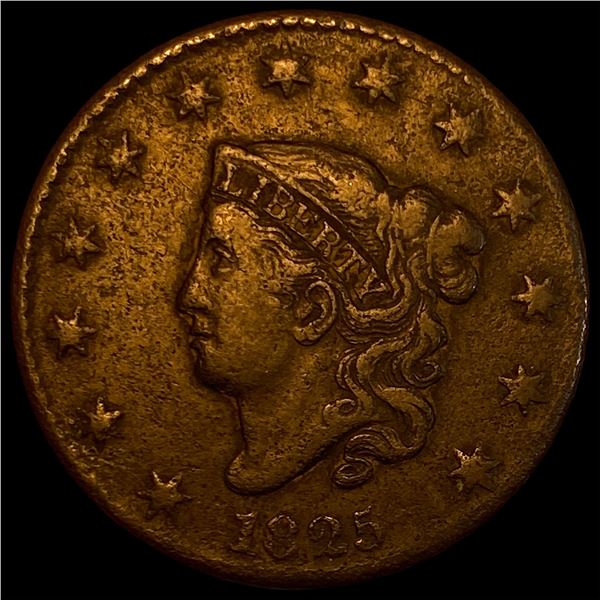 1825 Coronet Head Large Cent LIGHTLY  CIRCULATED