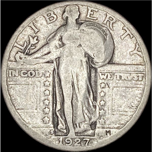 1927-S Standing Liberty Quarter LIGHTLY  CIRCULATED
