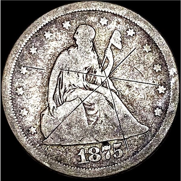 1875-S Seated Liberty Half Dollar HIGH GRADE