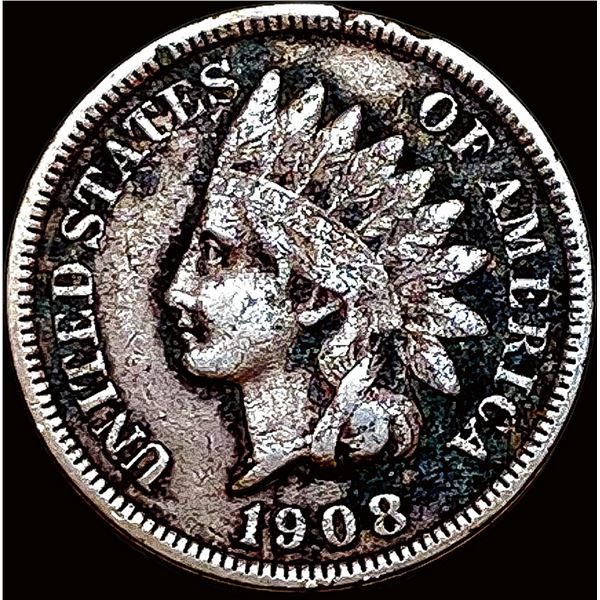 1908-S Indian Head Cent NICELY CIRCULATED