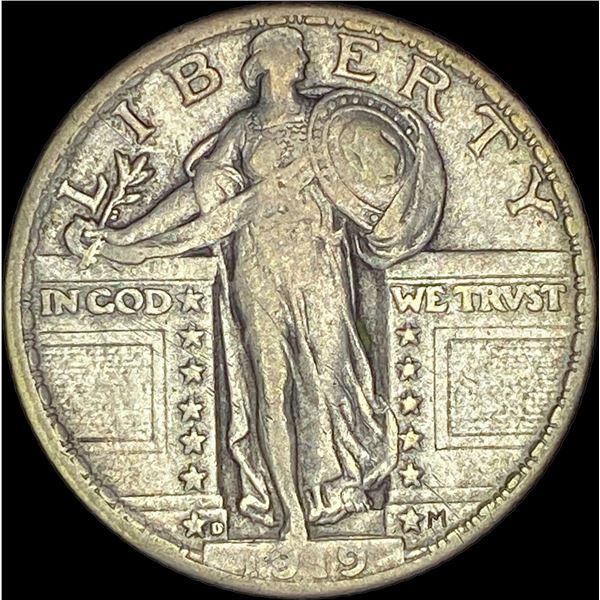 1919-D Standing Liberty Quarter NEARLY  UNCIRCULATED