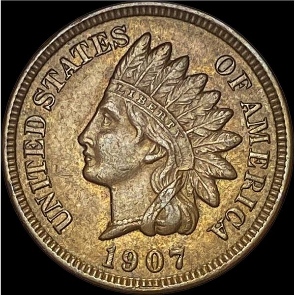 1907 Indian Head Cent CLOSELY UNCIRCULATED