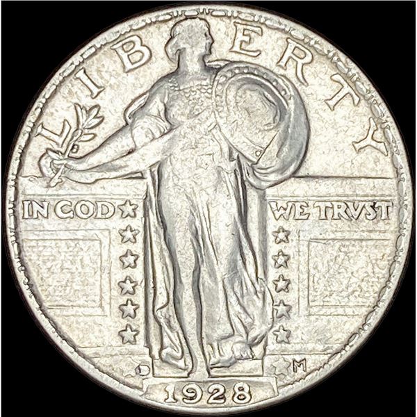 1928-D Standing Liberty Quarter NEARLY  UNCIRCULATED