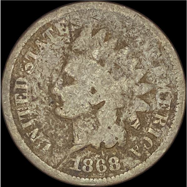 1868 Indian Head Cent NICELY CIRCULATED