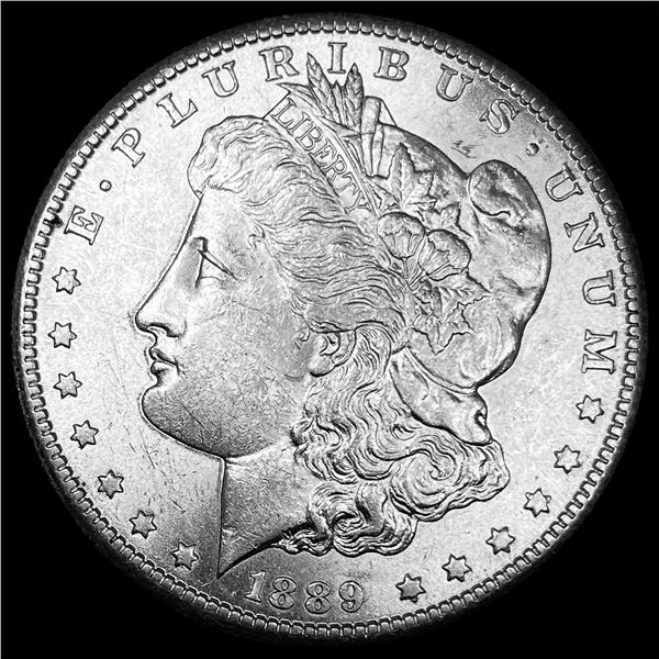 1889-S Silver Morgan Dollar CHOICE AU