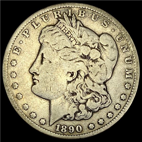 1890-CC Silver Morgan Dollar LIGHTLY  CIRCULATED