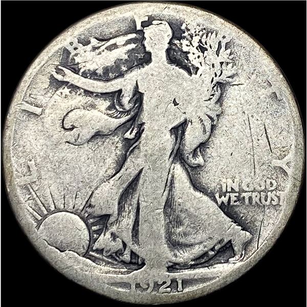 1921-S Walking Liberty Half Dollar NICELY  CIRCULATED
