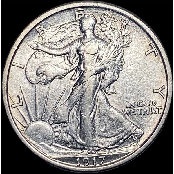 1917 Walking Liberty Half Dollar CLOSELY  UNCIRCULATED