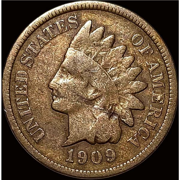 1909-S Indian Head Cent NICELY CIRCULATED