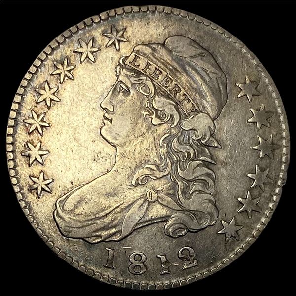1812 Capped Bust Half Dollar NEARLY  UNCIRCULATED