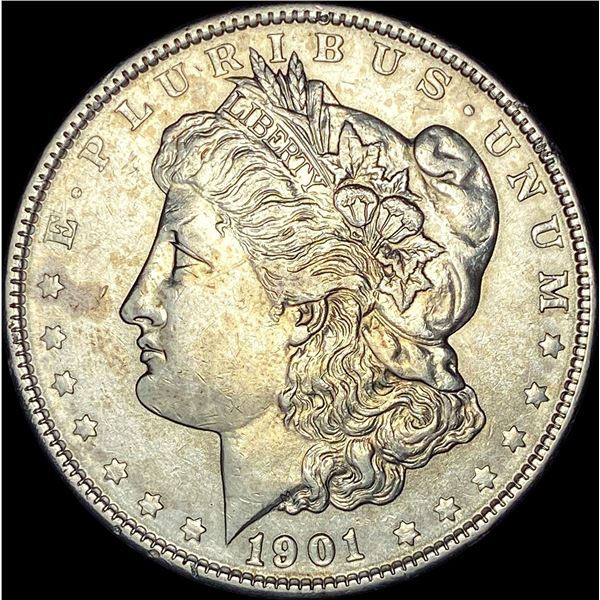 1901 Silver Morgan Dollar CLOSELY  UNCIRCULATED
