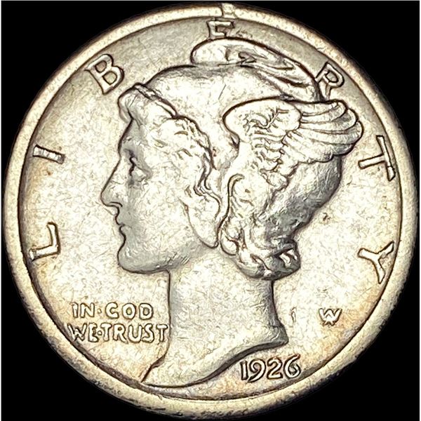 1926-S Silver Mercury Dime CLOSELY  UNCIRCULATED