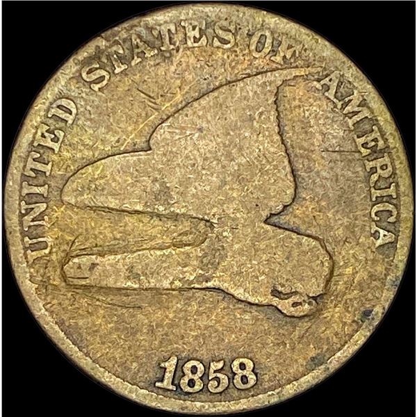 1858 Copper-Nickel Flying Eagle Cent HIGH  GRADE