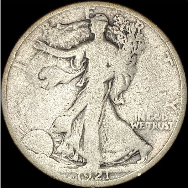 1921-D Walking Liberty Half Dollar NICELY  CIRCULATED