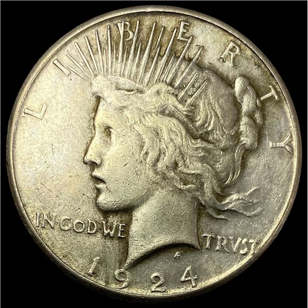 1924-S Silver Peace Dollar CLOSELY  UNCIRCULATED