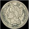 Image 1 : 1882 Nickel Three-Cent Piece LIGHTLY  CIRCULATED