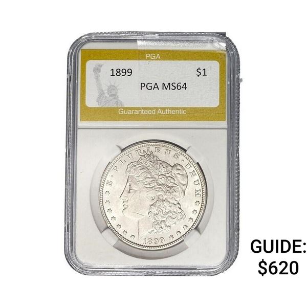 1899 Morgan Silver Dollar PGA MS64