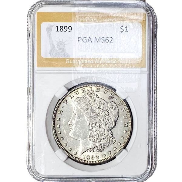 1899 Morgan Silver Dollar PGA MS62
