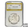 1833 Capped Bust Half Dollar PGA AU58