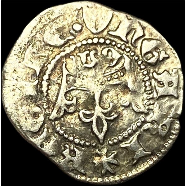 1386-1395 Hungary Mary Silver Denar CLOSELY UNCIRCULATED