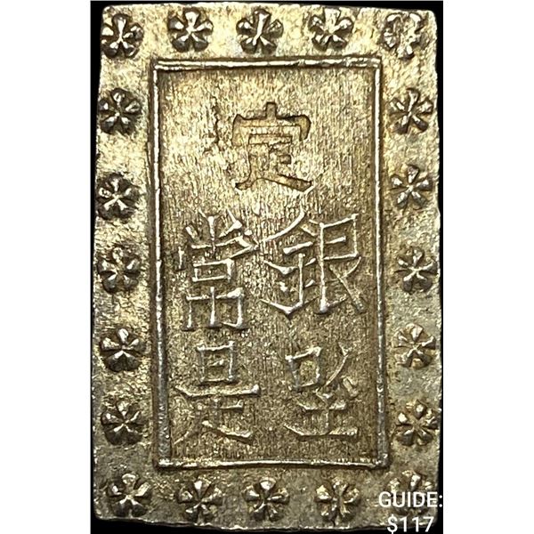 1859-1868 Japan Silver Bu UNCIRCULATED