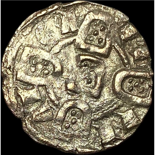 1261-1325 Portugal Crusades Dinis I Silver Dinero NEARLY UNCIRCULATED