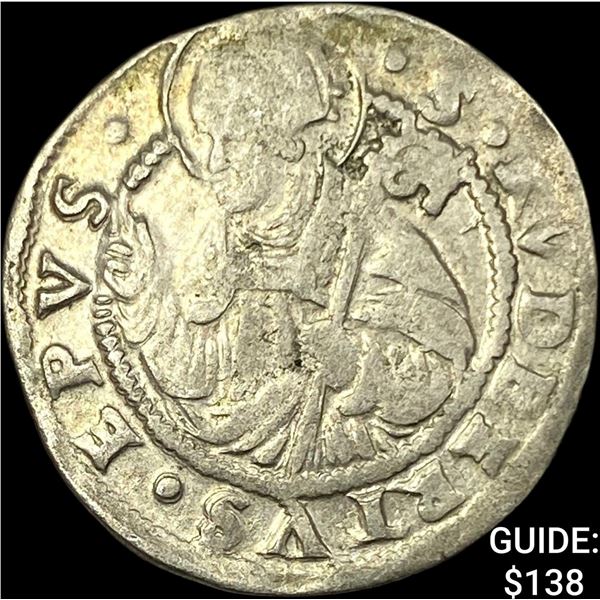 1300-1450 Salzburg Silver Groshen CLOSELY UNCIRCULATED