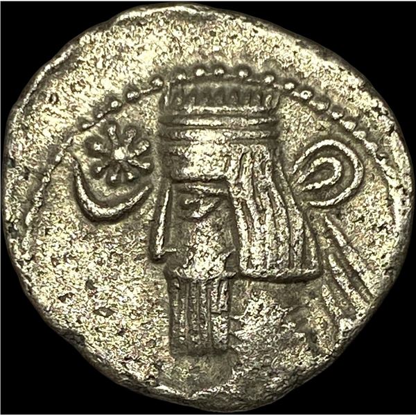 Parthian Empire 247-224 AD Silver Drachm NEARLY UNCIRCULATED