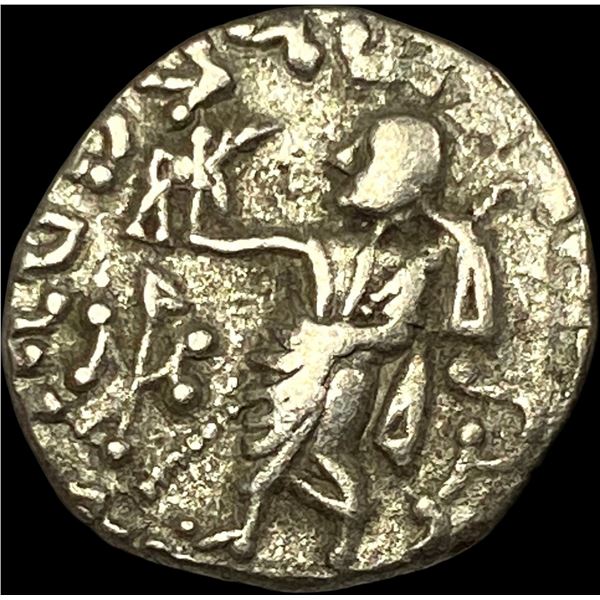 Indo-Scythian 58-120 BC Silver Drachm NEARLY UNCIRCULATED