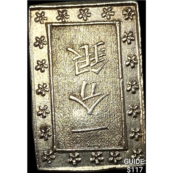 1859-1868 Japan Silver Bu UNCIRCULATED