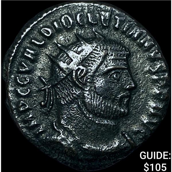 Roman Dioletian 284-305 AD BI Nummus CHOICE AU