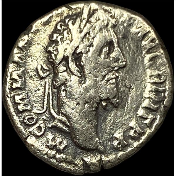 Roman Commodus 177-192 AD Silver Denarius NEARLY UNCIRCULATED