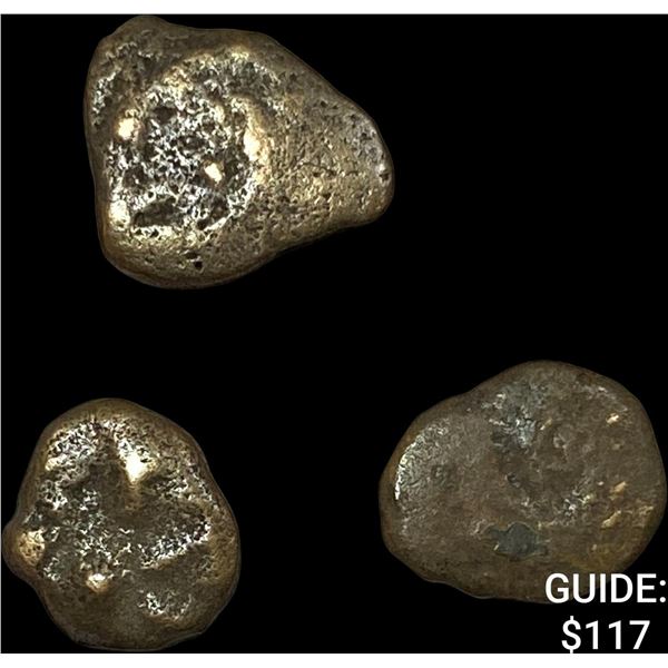 [3 Coins] Mark 12:41-44 Widow's Mite 103-76 BC NEARLY UNCIRCULATED