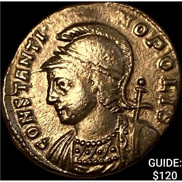 Roman Constantinian 330-340 AD BI Nummus UNCIRCULATED