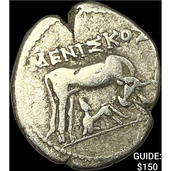Illyria 260-167/98 BC Silver Drachm NEARLY UNCIRCULATED